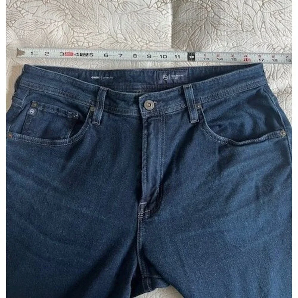 AG Adriano Goldschmied OWENS Dark Wash Mens 34X34 Straight Leg Jeans - Picture 13 of 16